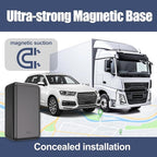 G05A GPS Tracker for Vehicle No Monthly Fees, SIM Card Included, Real-Time Tracking, Global Coverage, Geo-Fencing, Strong Magnetic Attachment, Long Battery Life