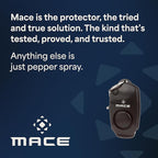 Mace Personal Safety Alarm - Loud 130db Siren, Built in Emergency Whistle, Easy On/Off Push Button Activation, Batteries Included, Personal Alarm for Women & Men - Black