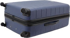 Wrangler Smart Spinner Hardside Luggage, 3 Piece Set, Navy Blue