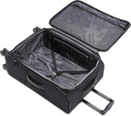 American Tourister 4 KIX 2.0 Expandable Softside Luggage with Spinner Wheels, 24 SPINNER, BLACK