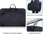 KIMBORA 35" Garment Bags for Hanging Clothes Travel, 4" Gusseted Suit Bags for Closet Storage Mens Garment Protector Cover for Coats, Jackets, Shirts (3 Packs)