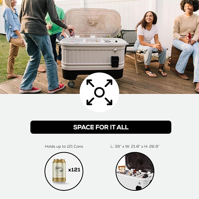 Igloo Hard Cooler | Polar & Party Bar Series | Insulated Ice Chests