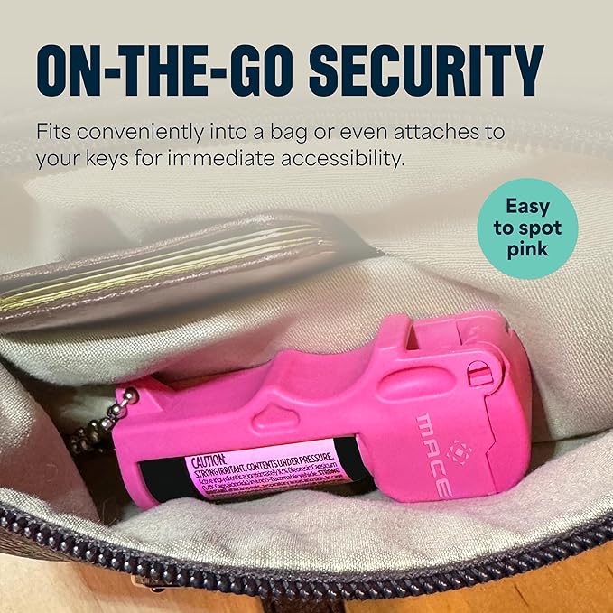Mace Personal Safety Alarm & Mace Pepper Spray Kit - Loud 130db Siren with Built in Emergency Whistle, 10 Feet Range Pocket Model (0.42 oz) Self Defense Pepper Spray for Women & Men