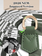 Black and White Checkered Crossbody Bag Bum Bag for Women,Spacious Checkered Purse Fanny Packs Belt Bag
