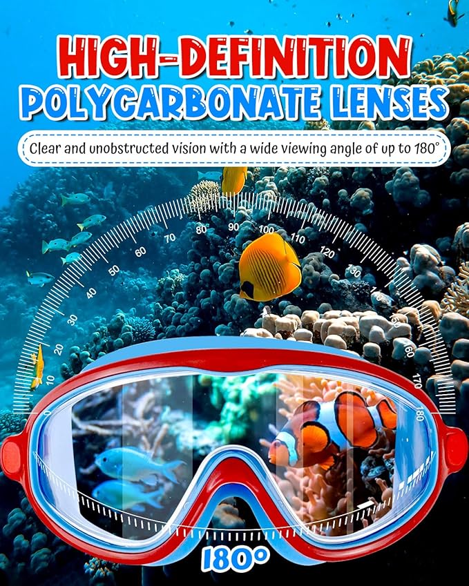 Swim Goggles 2 Pack, Wide View Anti Fog&UV Swimming Goggles for Audlt, No Leak Pool Beach Essentials for Men Women