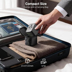 Epicka Pulse Duo 45W Universal Travel Adapter, International Power Adapter with PD & QC 3.0 Fast Charging for 2 Devices Simultaneously, European Travel Plug Adapter, Travel Essentials (Black)