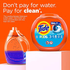Tide PODS laundry detergent pacs, 3-in-1 Stain Remover, Odor Fighter, Color Protector, 112 Count, HE compatible, Clean Breeze Scent