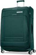 Samsonite UpLIFT Lightweight Large Checked Softside Luggage with Spinner Wheels - Expandable - Airline-Approved, Polyester Soft Suitcase for Ultra Light Travel - Emerald Green