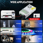 VAYALT 24V 25A 600W DC Switching Power Supply, Universal Regulated Switching AC 110V/220V to DC 24V Transformer, 24V Power Supply for Industrial, CCTV,Computer Project, LED Strip Light (No power Cord)