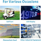 Kohree 24V to 12V Step Down Converter Regulator Reducer 20A 240W Golf Cart DC/DC Converter Regulator Reducer Waterproof for Club Car Truck Vehicle Boat Solar System Scooters Bicycles