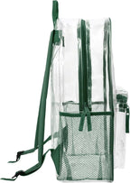 Trail maker Clear Backpack Heavy Duty with Padded Straps, Side Pockets for Kids, Boys, Girls, School, Stadium Approved Events