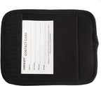Neoprene Luggage Handle Wraps for Traveling Bright Color Luggage Tags|Handle Wraps|Handle Covers (Black)