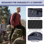 Travel Backpack, 40L Business Laptop Backpack with 17.3 Inch Laptop Compartment, Lightweight Daypack for Flight, Durable Water Resistant Bookbag, Hiking, Work Backpack for men, Blue