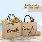 Trifabricy Beach Bag, Large Beach Bag for Women, Woven Straw Beach Tote Bag Waterproof, Weaving Swim Gym Shopping Travel Bag