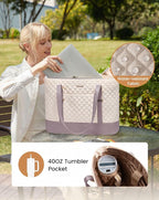 LOVEVOOK Laptop Bag for Women, 15.6 Inch Work Tote Computer Bag With Large Cup Holder, Lightweight Large Laptop Briefcase for Travel, Bussiness, Teacher