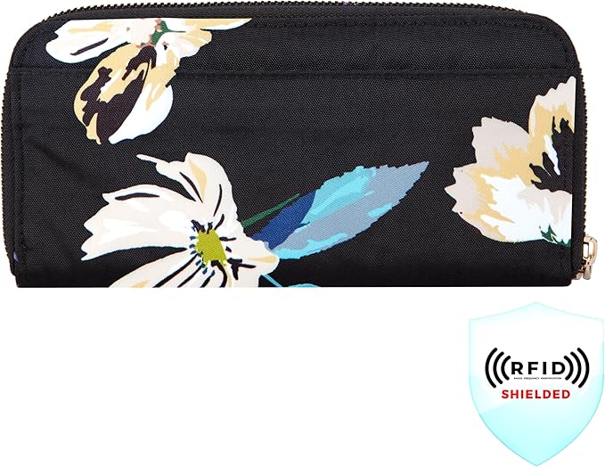 Travelon RFID Blocking Single Zip Wallet