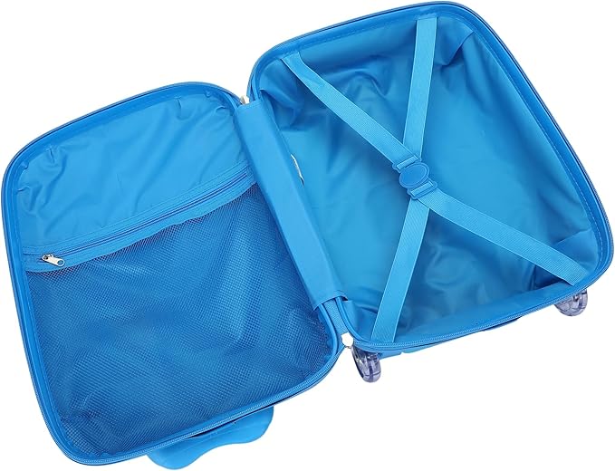 Bioworld Sonic the Hedgehog Kids' 3-Piece Travel Set With Luggage, Backpack, and Neck Pillow