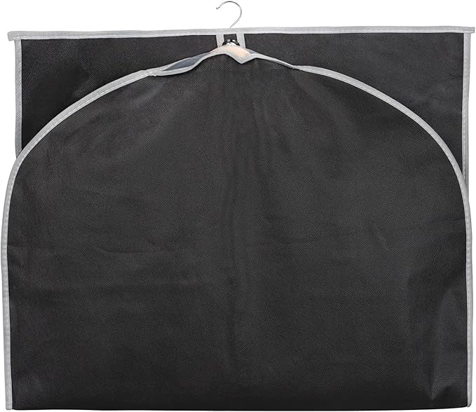 Syeeiex 40" Garment Bag, Set of 8 Suit Bag, Garment Bags for Hanging Clothes, Suit Covers Bags for Men or Women, Dress Bags for Storage Suits, Shirts,T-shirts and Jackets on Closet