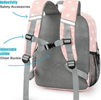 STEAMEDBUN Corduroy Toddler Backpack for Girls Boys 2-4, Kids Preschool Backpack for Kindergarten - Polka Dot