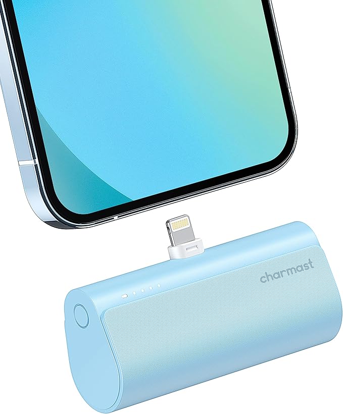 charmast Small Portable Charger 5000mAh, Ultra-Compact 20W PD Fast Charging Power Bank Mini Battery Pack Compatible with iPhone 14/14 Pro Max/13/13 Pro Max/12/12 Pro Max/11/XR/X/8/7/6, and More