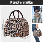 douyadady Lunch Bag Women/Men Lunch Box Women/Men (leopard)