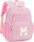 Mini Toddler Backpack for Girls 2-4, Cute Personalized Preschool Kindergarten Backpack for Kids Birthday Gifts (Pink M)