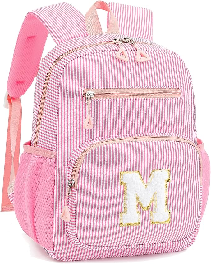 Mini Toddler Backpack for Girls 2-4, Cute Personalized Preschool Kindergarten Backpack for Kids Birthday Gifts (Pink M)