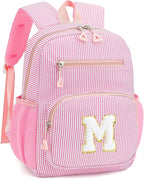 Kids Backpack for Girls 5-8, Cute Personalized Elementary Backpack for Kids Birthday Gifts (Pink M)