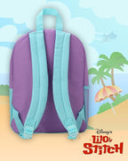 Fast Forward Stitch Kids Backpack and Lunch Box Set - 2 Piece 15 Inch School Backpack With Detachable Lunch Bag Set, Stitch Purple Pineapple