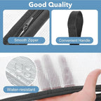 Shoe Travel Bags for Luggage, 4 Pack Waterproof Portable Travel Shoe Bags with Zipper and Handle for Organizer, Reusable Shoes Bag for Gym for Men Women