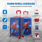 Fast Forward Marvel Spiderman 20" Hardshell Luggage - Cute & Durable Hard-side Suitcase for Travel with Spinner Wheels 20"x12"x8"