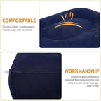 1pc Inflatable Foot Rest Pillow Air Travel Foot Rest Adjustable Height Airplane Under Desk Foot Rest