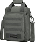 ZHIERNA Tactical Messenger Bag, Tactical Briefcase Laptop Bag Heavy Duty MOLLE Shoulder Pack Handbag for Men(Patch Included)