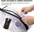 12 Pcs Shoe Bags for Travel, Waterproof Travel Shoe Bag with Zipper & Handle Portable Shoe Storage Bag Portable Boots Organizer for Men Women