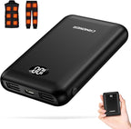 5V 3A/2A 10000mAh Heated Vest Battery Pack, Power Bank for Heated Vest,Chair, Jacket, Blanket with LED Display,Portable Battery Pack for Soleilwear, for KOVNLO, for Yolikeb, for TIDEWE