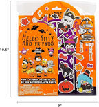 Hello Kitty and Friends Halloween Puffy Playset, Includes 30+ Stickers, 2 Play Scenes, Reusable for Kids