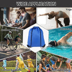 Drawstring Backpack 40Pcs Drawstring Bags, Draw String Back Bag Drawstring Bags Bulk for Sports, Gym, Travel, Swimming, Beach (6 Colors)