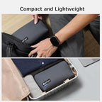 RIGHT AWAY Travel Tech Pouch，Waterproof Cord Case，Electronics Organizer Travel Case，Cable Organizer Storage Bag For Phone, Charger, Accessories(Dark Gray)