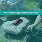 RGVOTA 5 in 1 Wireless Portable Charger Power Bank,36800mAh 5 Output Dual QC4.0 25W PD USB C Battery Pack,15W Wireless Fast Charging,IP65 Solar Charger Compatible with iPhone14,13,12 Series,iPad etc