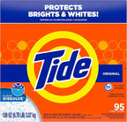 Tide Powder Laundry Detergent, Original Scent, 95 Loads, 108 oz