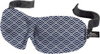 Bucky 40 Blinks No Pressure Eye Mask for Travel & Sleep, Blue Atlas, One Size