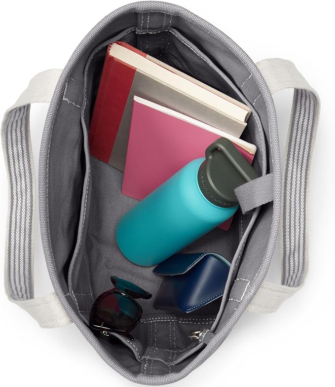 Lands' End Open Top Canvas Tote Bag