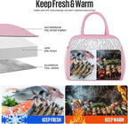 douyadady Lunch Bag Women/Men Lunch Box Women/Men (pink)