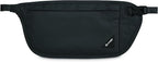 Pacsafe Coversafe V100 Anti-Theft RFID Blocking Waist Wallet, Black