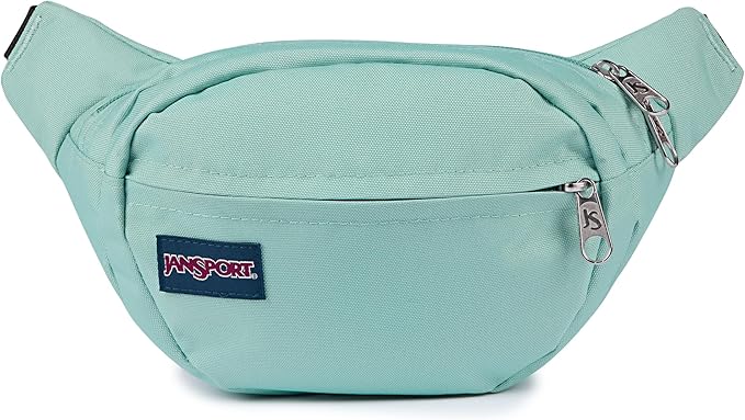 JanSport Fifth Avenue Fanny Pack Crossbody Bags for Women, Men - Stylish, Durable Waist Bag with Adjustable Belt, Main Zippered Pocket, Quick Stash Pocket - Travel Essentials - Black
