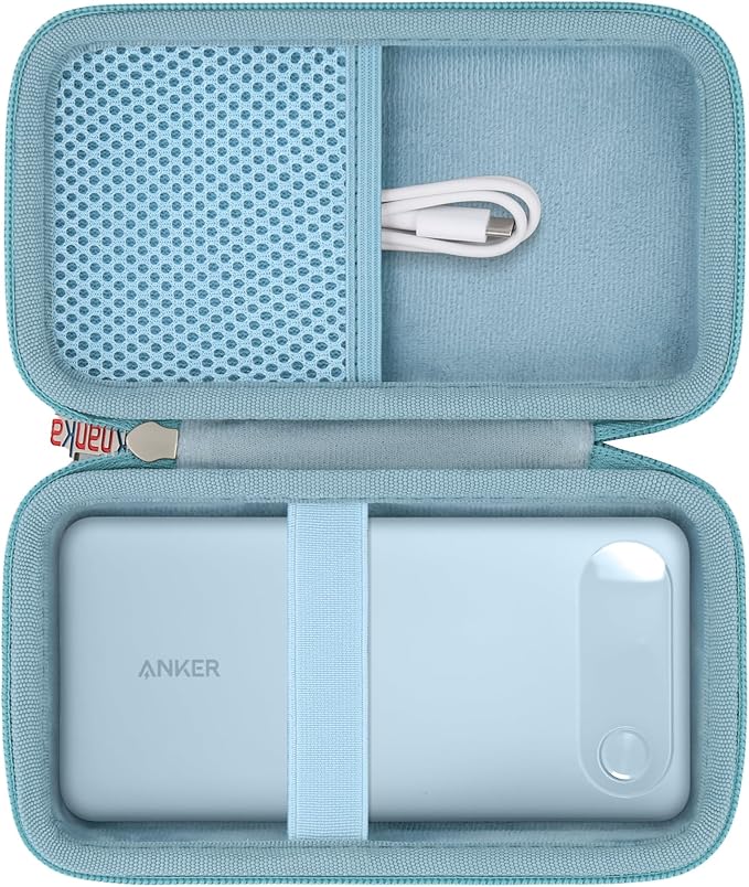 khanka Travel Case for Anker Power Bank, 20,000mAh Portable Charger,Case Only (Violet)
