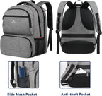 MATEIN Lunch Backpack, 17 inch Insulated Cooler Backpack with for Women Men, Water Resistant College Lunch Box Backpack with Laptop Compartment for Work Picnic Travel Beach, Gifts