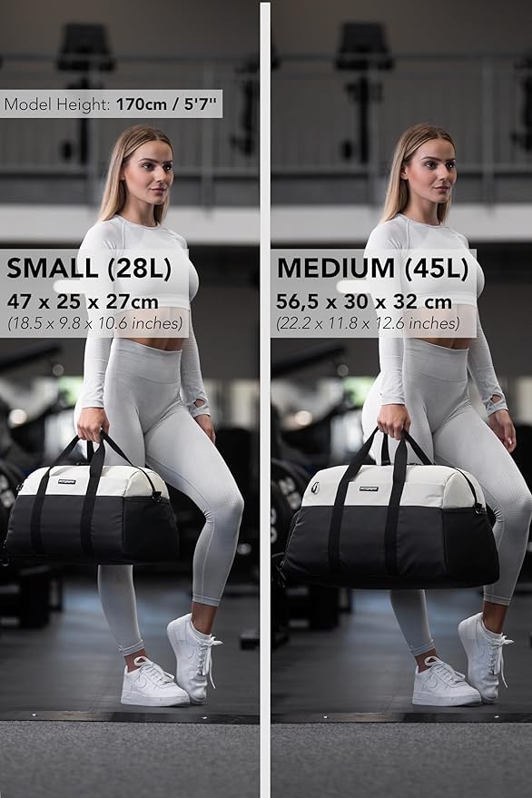 Fitgriff® Gym Bag V2 for Men and Women with Shoe & Wet Compartment - Duffle Bag for Travel, Sports, Fitness and Workout