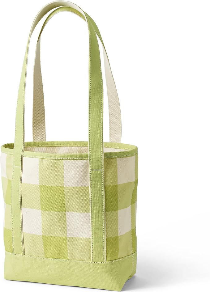 Lands' End Open Top Canvas Tote Bag