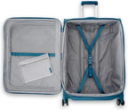 Samsonite UpLIFT Lightweight Large Checked Softside Luggage with Spinner Wheels - Expandable - Airline-Approved, Polyester Soft Suitcase for Ultra Light Travel - Cerulean Blue